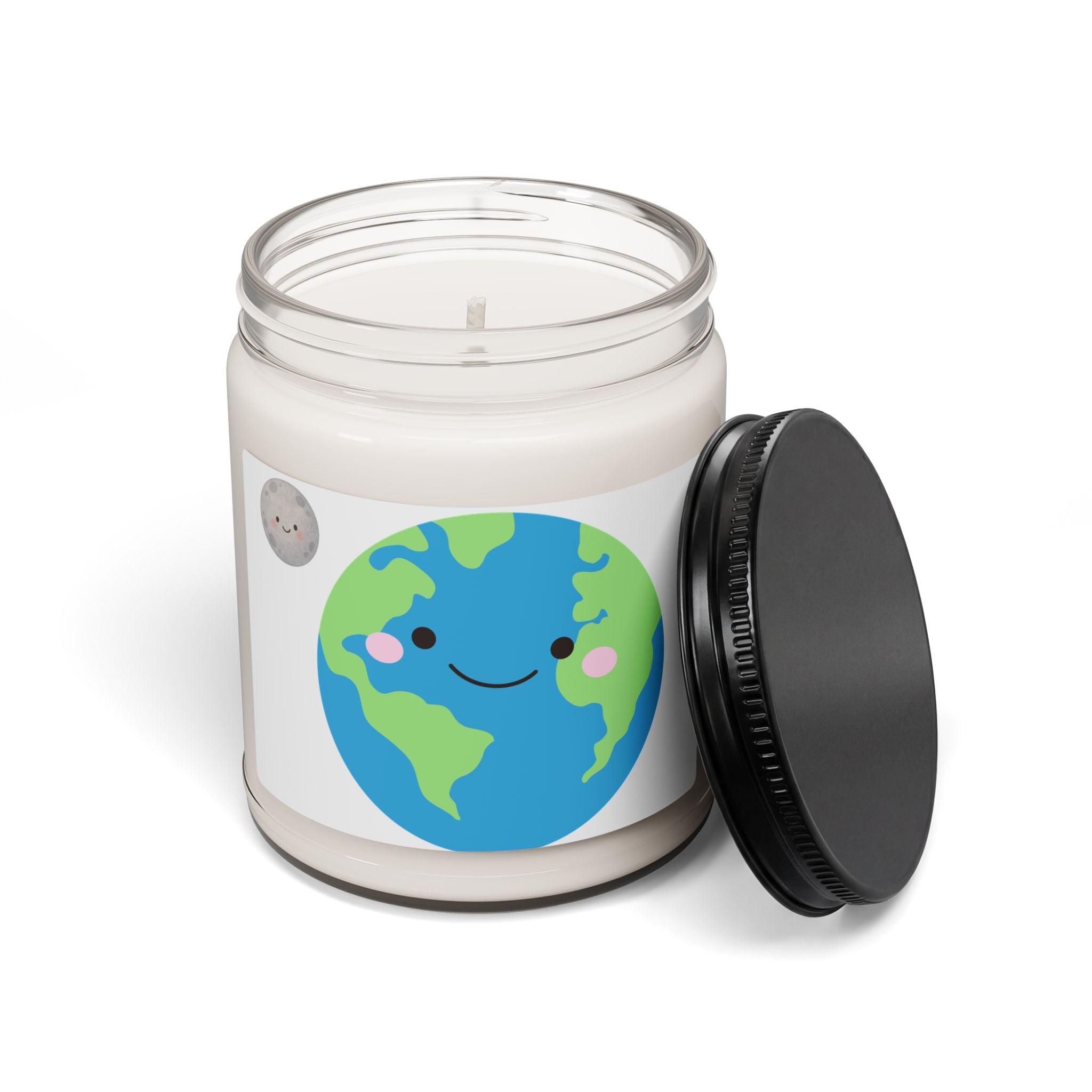 Earth Smile Scented Soy Candle — 9oz Eco-Friendly Gift