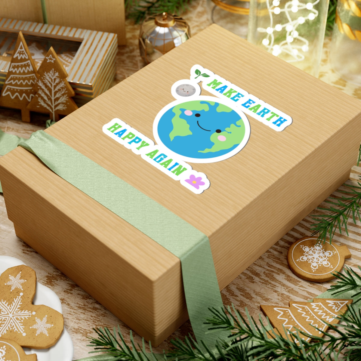 Make Earth Happy Again Kiss-Cut Sticker Set