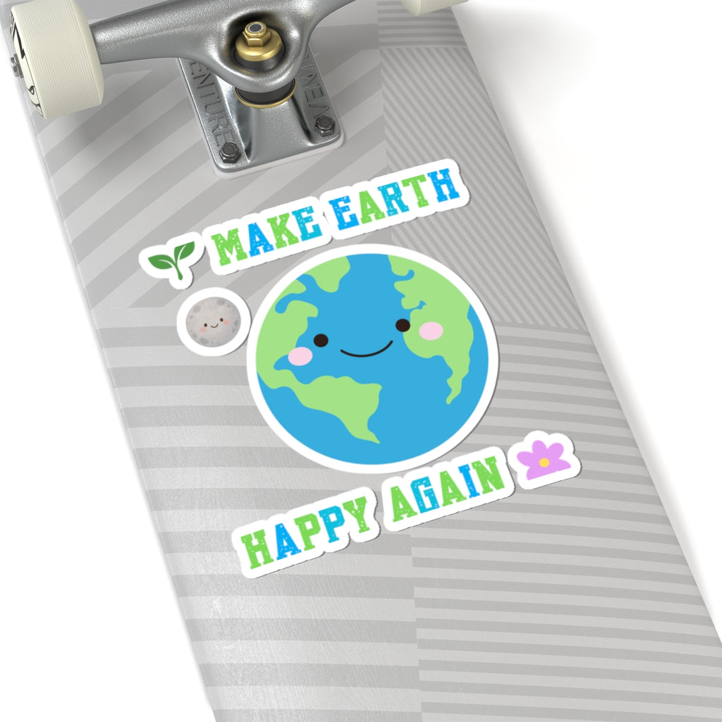 Make Earth Happy Again Kiss-Cut Sticker Set