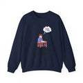 Study Break Crewneck Sweatshirt — "Don't Wanna Study Today :/" Cute Student Lounge Pullover