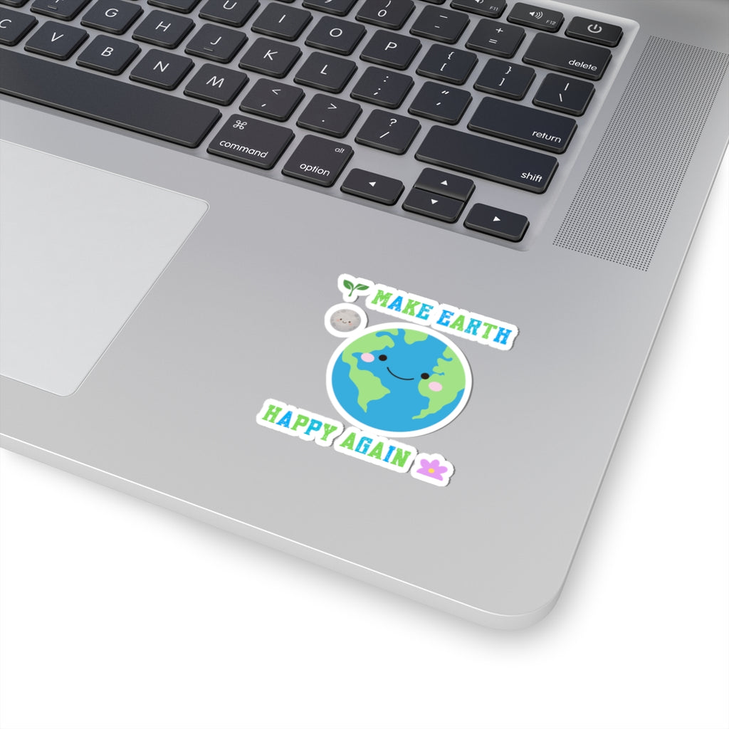 Make Earth Happy Again Kiss-Cut Sticker Set