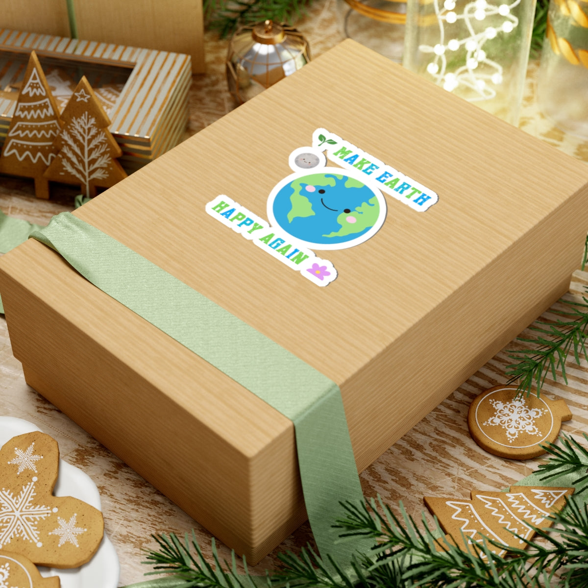 Make Earth Happy Again Kiss-Cut Sticker Set