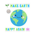 Make Earth Happy Again Kiss-Cut Sticker Set